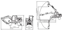 108 Wheel Excavator 9075L 8 Drawings